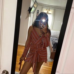 Remember the Summer Striped Romper